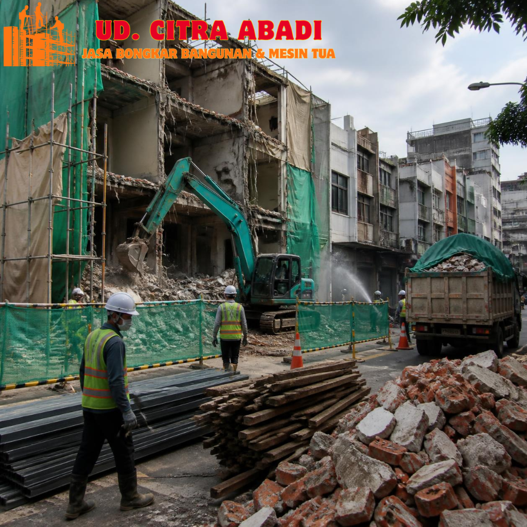 Jasa Bongkar Bangunan Tanah Abang Jakarta